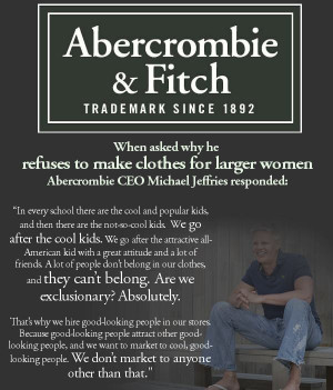 Abercrombie & Fitch CEO Allegedly Says Store Only Makes Clothes For ...