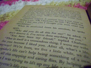 Charlotte's Web:) It will remain one of my favorite books, no matter ...