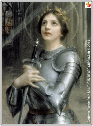 Joan of Arc – Classic Painting (detail) by Saint Joan of Arc ...