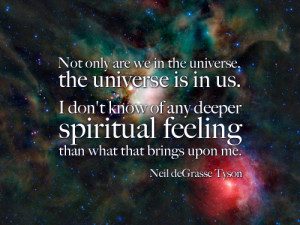 ... know of any deeper spiritual feeling than what that brings upon me
