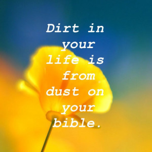 ... word daily to stay in Gods will and stay out of trouble and temptation