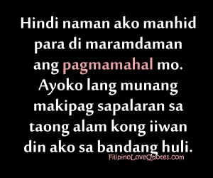 Tagalog Love Quotes and Sayings