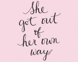 She Got Out of Her Own Way 8 x 10 Digital by daynaleecollection, $20 ...