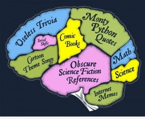 Funny and The Nerd Brain Infographic