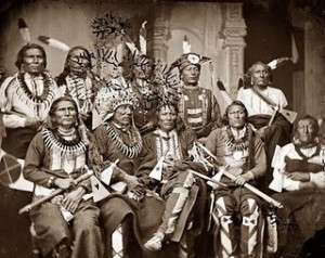 Native American Chiefs taken 1865 by Mathew Brady Studio