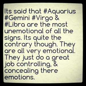 Me-Aquarius, daughter-Libra, son-Virgo. This is mostly true.