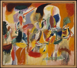 Arshile Gorky, Water of the Flowery MillWater, 1944, Canvas Painting ...