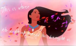 ... tags for this image include: disney, pocahontas, quote and text