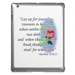 Inspirational Bible Quotes iPad Cases