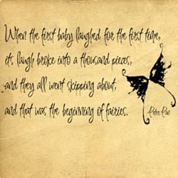 Peter Pan First Baby Laughed | Wall Decals