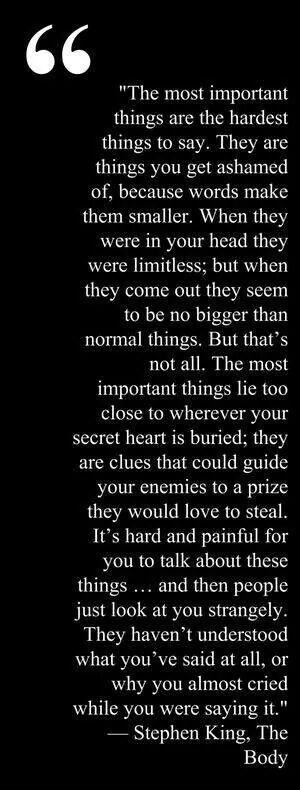 Stephen King- The Body