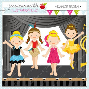 Dance Recital Cute Digital Clipart for Commercial or Personal Use ...