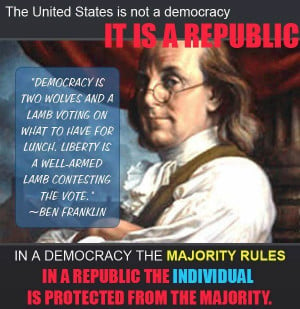 Ben Franklin - It is a Republic