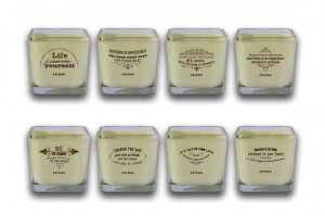Candles with Inspirational Quotes, Motivational Quotes, Soy wax candle ...