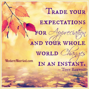 quote Trade your expectations for appreciation 2