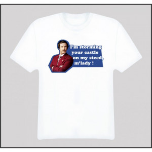 ron burgundy will ferrell anchorman quotes movie funny t shirt