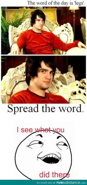 awesome, brendon boyd urie, brendon urie, day, funny, humor, lol, of ...