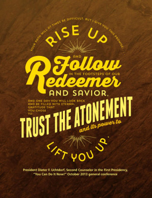 Come, Follow Me: Strengthened through the Atonement of Jesus Christ