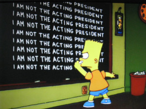 bart simpson chalkboard quotes