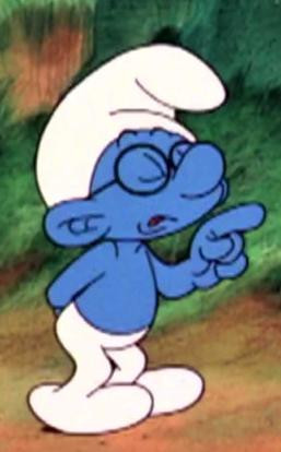 Brainy as he appears in The Smurfs And The Magic Flute