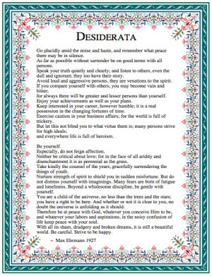Desiderata by Max Ehrmann 1927 (v2)
