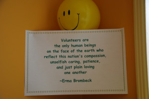 Volunteer Quote