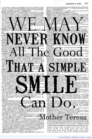 related posts mother teresa quote on meeting others with a smile ...