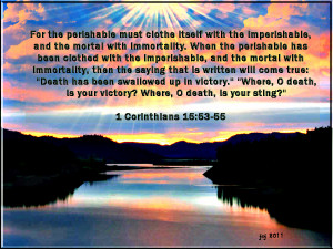 DEATH IS SWALLOWED UP IN VICTORY