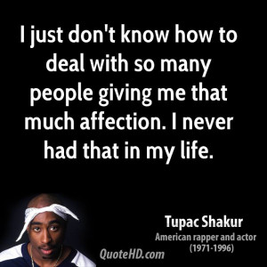 Tupac Quotes About Life