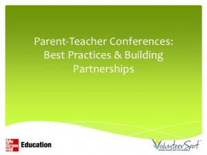 Parent Teacher Partnership Quotes Parent teacher conferences &
