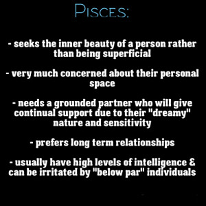 Pisces Seeks The Inner Beauty…