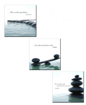 Home Home Buddhist Quotes Ceramic Tiles Wall Art - Set of 3