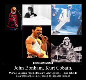 John Bonham Kurt Cobain