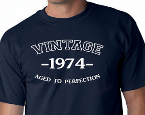 ... - Mens Tee Shirt. 40th Birthday Gift. Turning 40 Gift Birthday Shirt