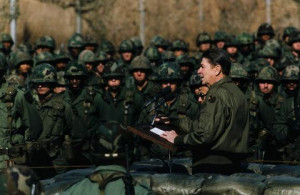 The Reagan doctrine was described like this: 
