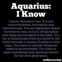 Aquarius..wants to leave something more spiritual behind for the next ...