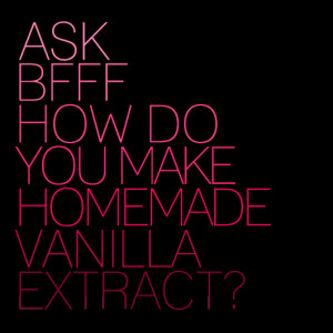 vanilla extract is a simple mixture of alcohol and vanilla beans
