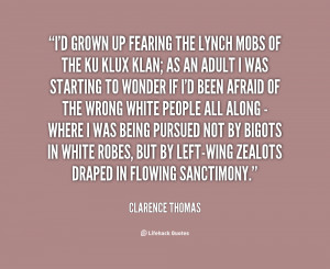 Clarence Thomas Lynching Quote