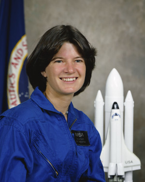 Sally Ride's official NASA portrait when she was selected to become an ...