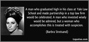 high in his class at Yale Law School and made partnership in a top law ...
