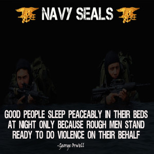 ... / NAVY SEAL POSTERS / Navy Seals Poster “Rough Men Stand Ready