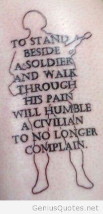 Tag Archives: soldier quote beside
