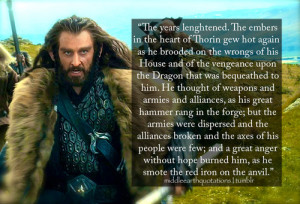 About Thorin Oakenshield, Unfinished Tales, Part three, III The ...