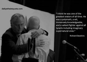Richard Dawkins about Christopher Hitchens (post mortem)