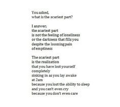 and you can't even cry because you don't even care Feeling Lost Quotes ...