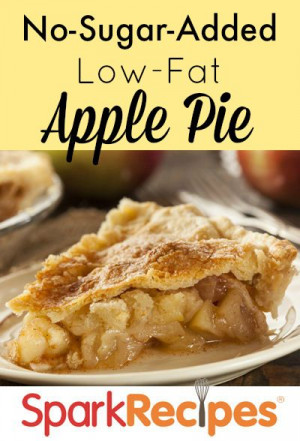 Low-Fat Apple Pie Recipe by STUTTERBOX via @SparkPeople Easy Apples ...