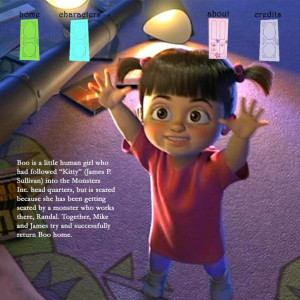 Boo's About Page - Monsters Inc Website by it-happens01
