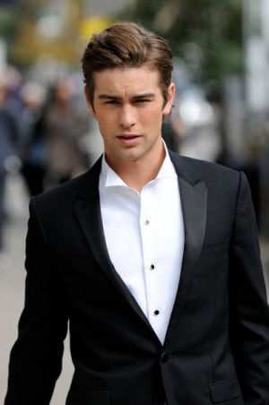 chace crawford #nate gossip girl #hot #boy #black and white