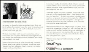 My Little Quote for the Little Black Book of Career Advice
