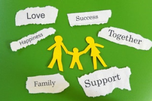Strong families support one another and openly share their feelings ...